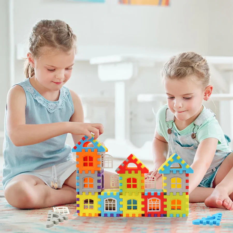 Montessori stavebná súprava pre deti | BPA-free stavebné bloky | Podpora kreativity a jemnej motoriky | SnapRise