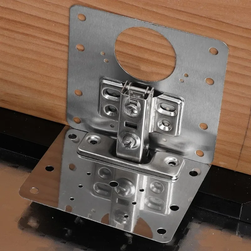 DIY-Möbel-Scharniere Reparatur-Seitenplatte | Inkl. Schrauben | Universell für Schränke | HingeSaver