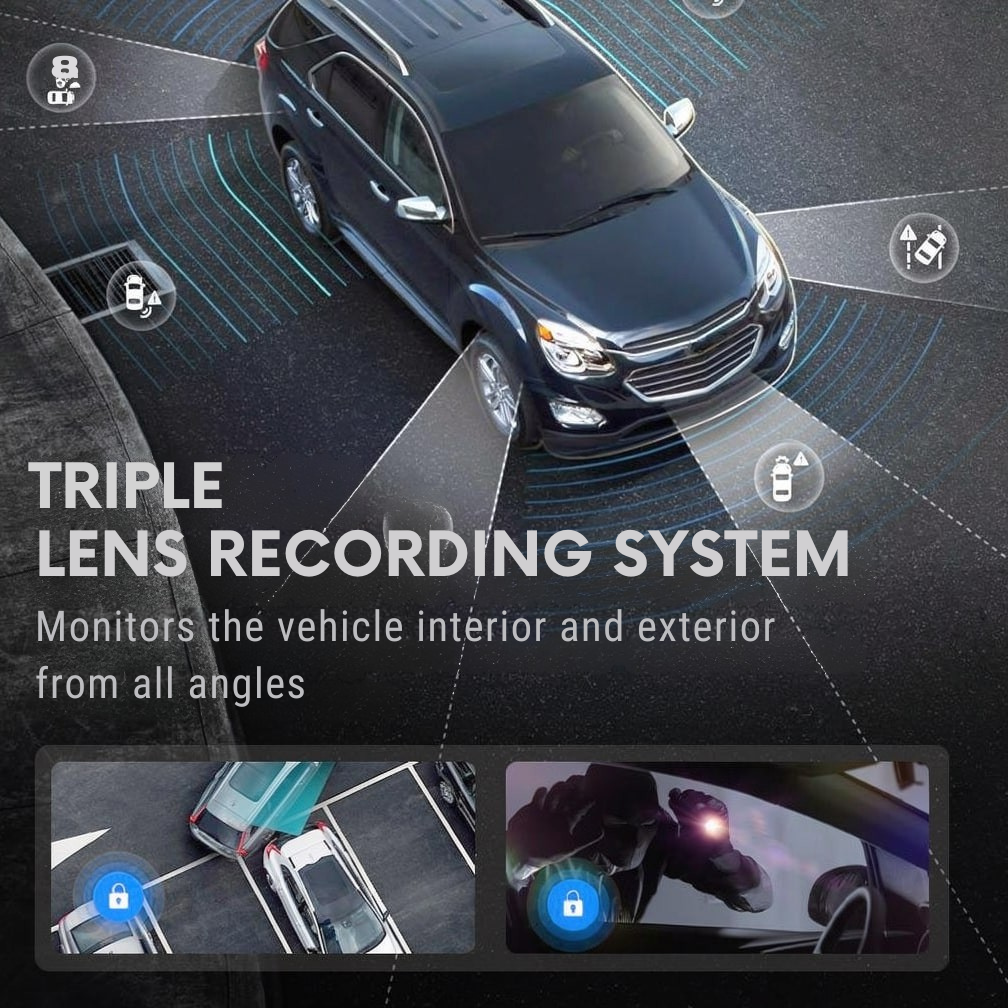 Dashcam | Front und Heckkamera Aufnahme | Weitwinkel und Nachtmodus | SafeRoute
