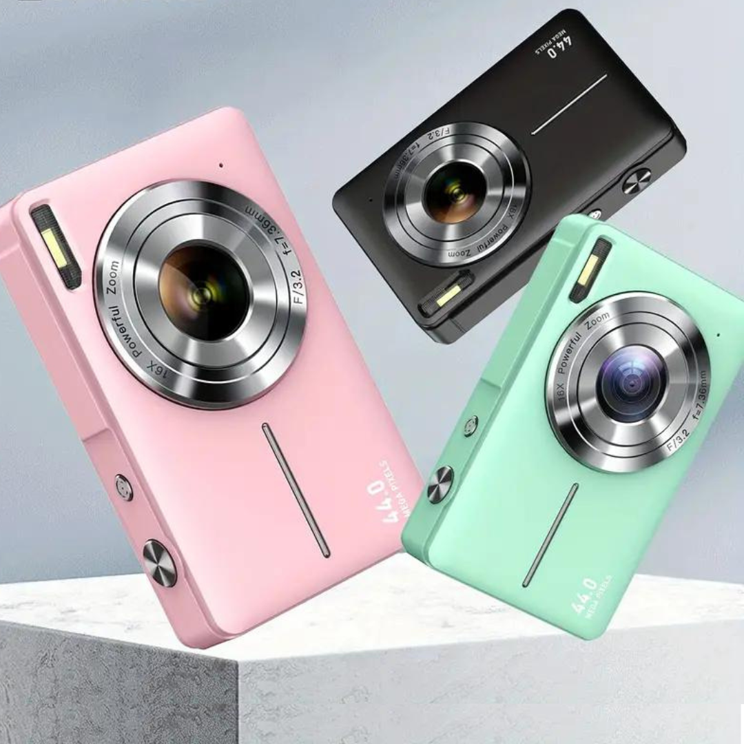 Digitalkamera Vintage | Retro Look Momente | Ein Klick Bedienung | RetroClick