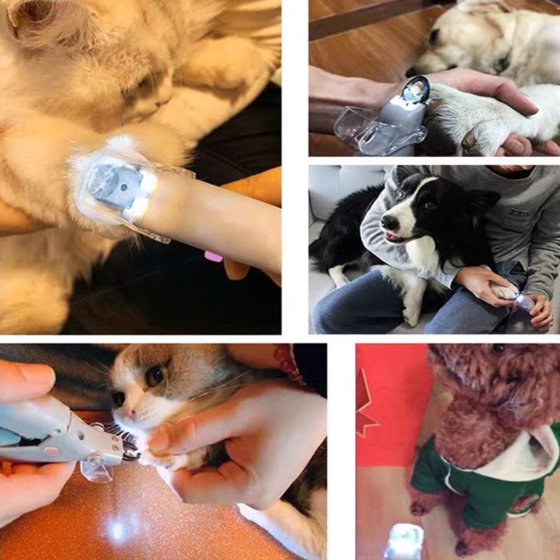 Nůžky na drápky pro domácí mazlíčky | S bezpečnostním senzorem | Precizní čepele a LED světlo | Clawsafe