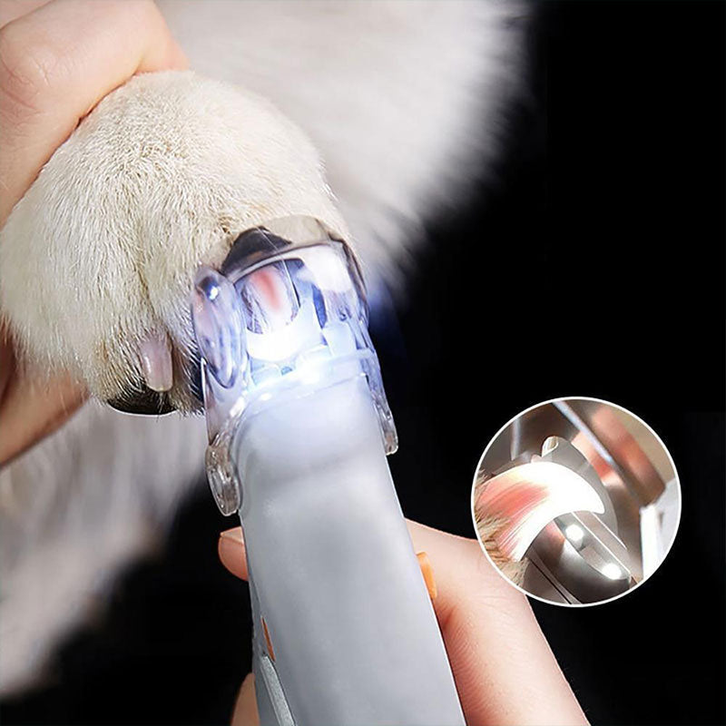 Nůžky na drápky pro domácí mazlíčky | S bezpečnostním senzorem | Precizní čepele a LED světlo | Clawsafe