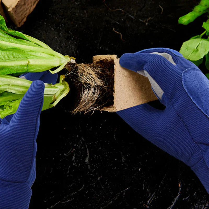 Dornenfeste Gartenhandschuhe | Verstärkte Handfläche und Daumen | Atmungsaktives Material | GardenGrip
