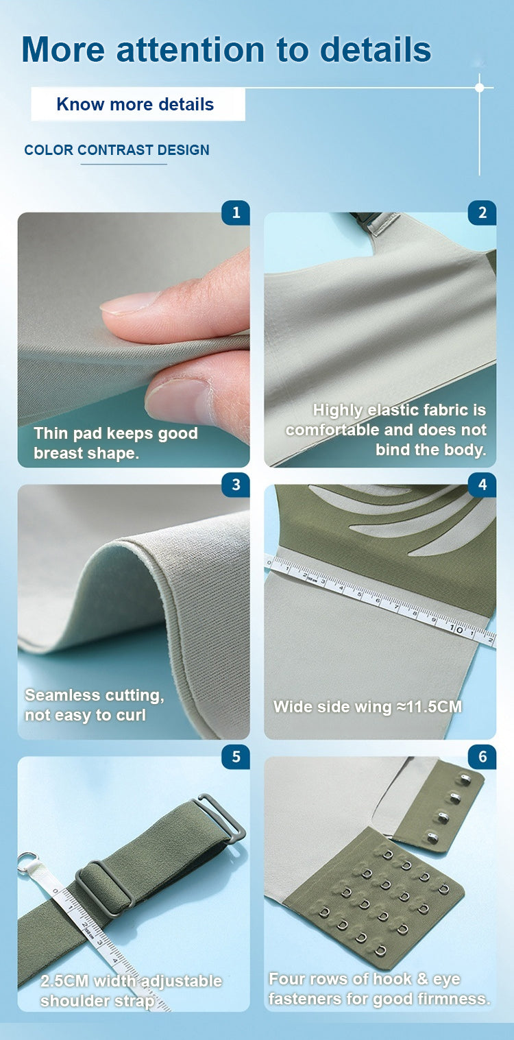 Drahtlos-BH | Nahtlose Unterstützung | Atmungsaktiv und flexibel | KomfortPlus