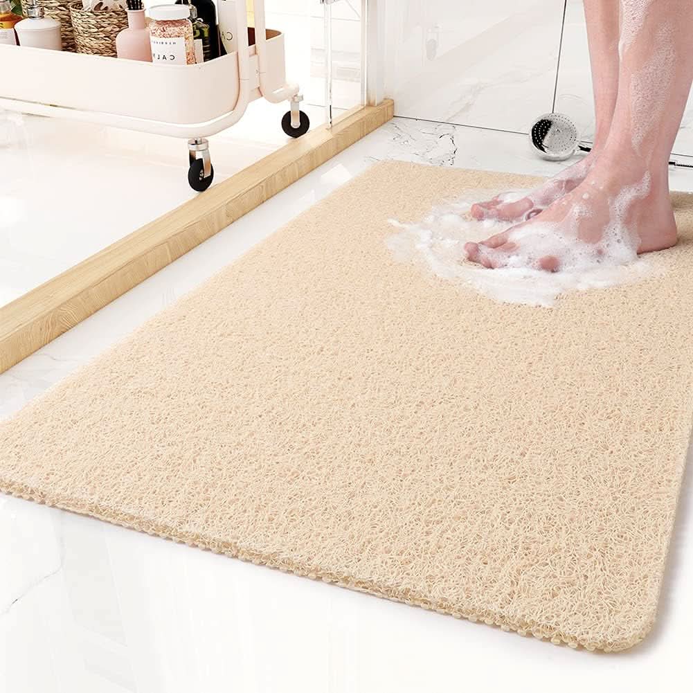 Duschmatte | Rutschfeste Badematte mit Drainage | Schnell trocknend und pflegeleicht | Aqualuxe