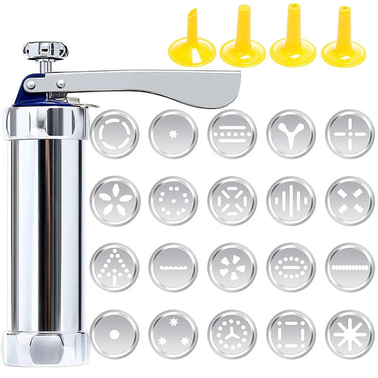 Edelstahl Keks-Presse | Perfekt für gleichmäßige Kekse | BakePro