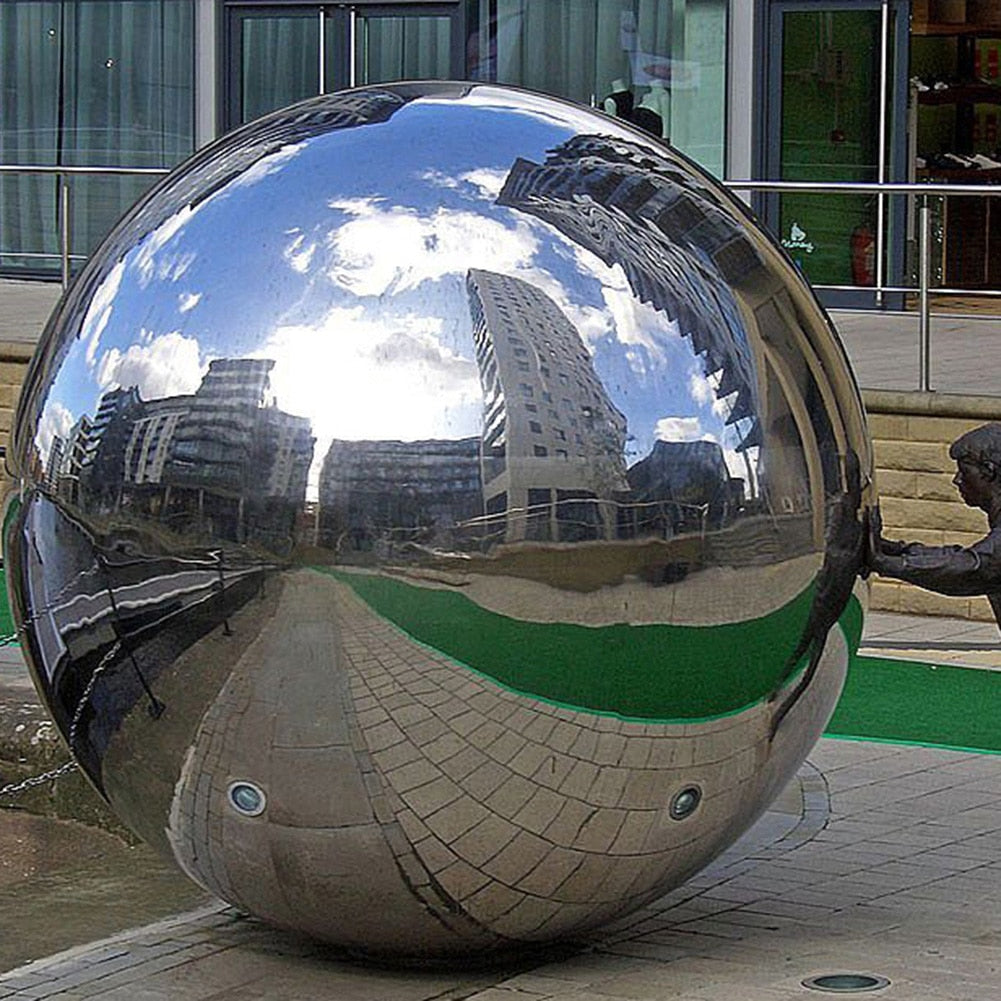 RVS Spiegelbal Tuindecoratie | Roestvrij | Hoogglans Buitendecoratie | Mirrorball