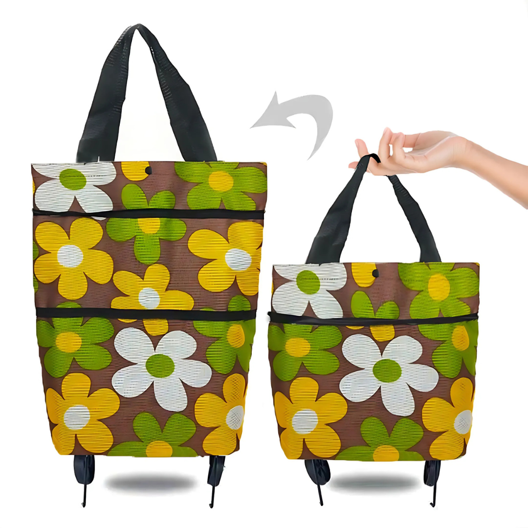 Einkaufstrolley | Faltbare Rolltasche | Leichter Transport | Icone