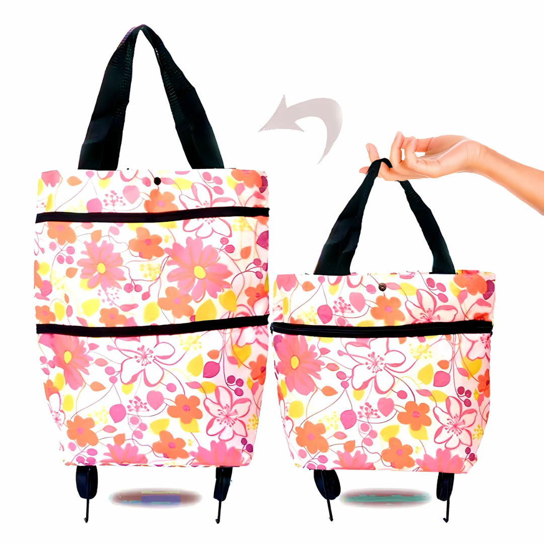 Einkaufstrolley | Faltbare Rolltasche | Leichter Transport | Icone