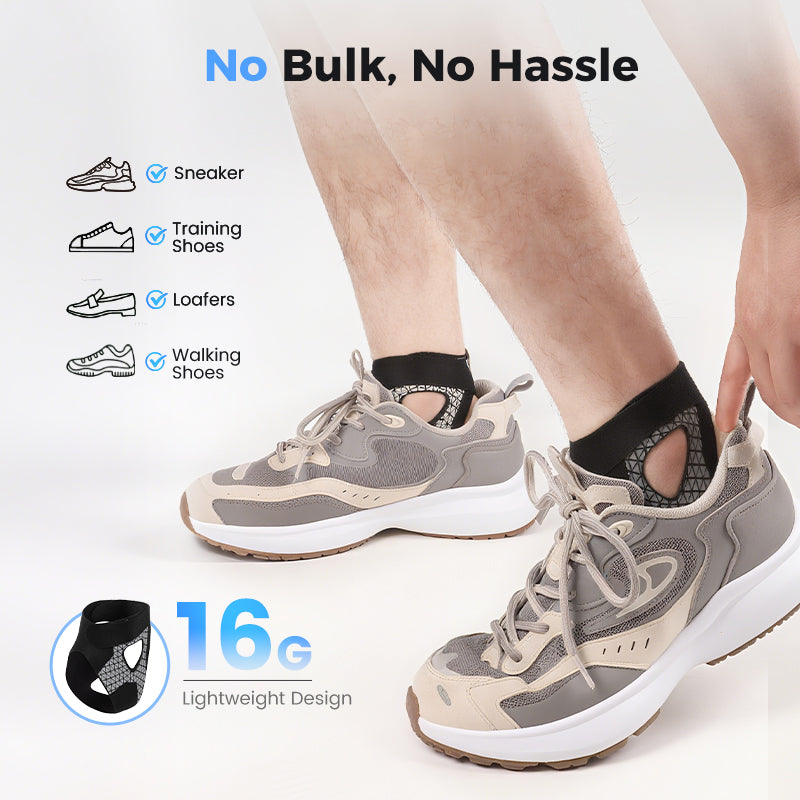 Elastische Verstellbare Knöchelstütze | Gezielte Kompression | Atmungsaktiv und Flexibel | FlexAnkle
