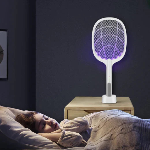 Elektrische Fliegenklatsche und UV-Zapper-Lampe | 3000 V | USB-Akku | BuzzEnd