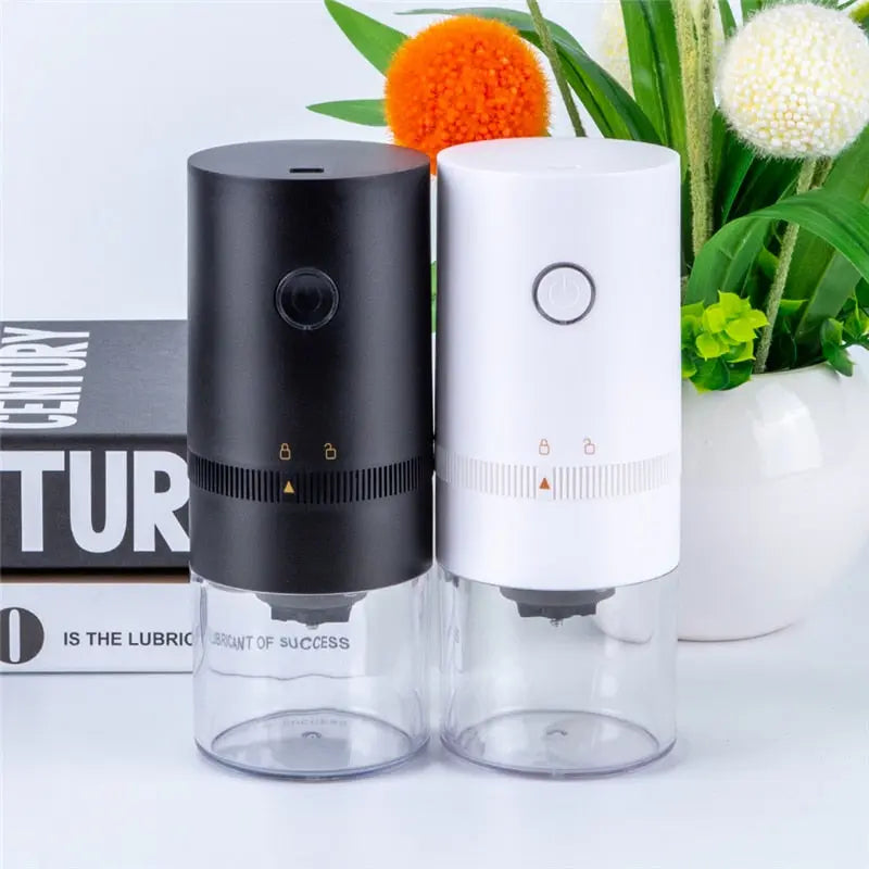 Elektrische Kaffeemühle mit einstellbarem Mahlgrad | USB Aufladbar & Kabellos | Für Kaffee, Gewürze, Pfeffer und Samen 3