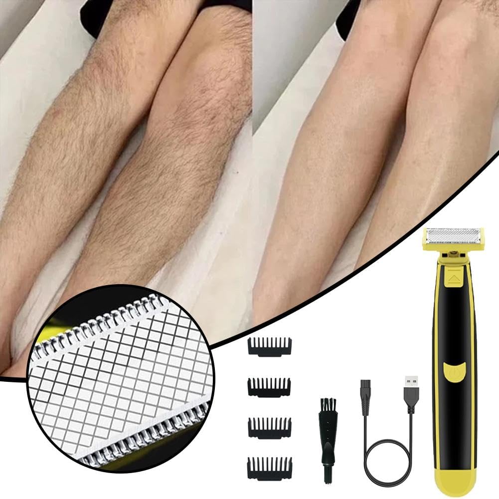 Elektrorasierer für Männer | Wasserdichter, über USB aufladbarer Trimmer | TrimEdge