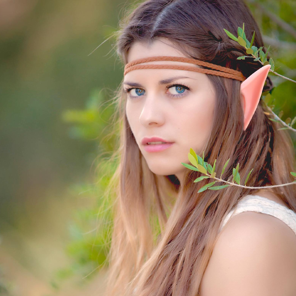 Elfenohren Ohrclips für Damen | Spitzohren ohne Piercing, realistisch | Ideal für Cosplay, Halloween, Fasching & Anime-Kostüme 4