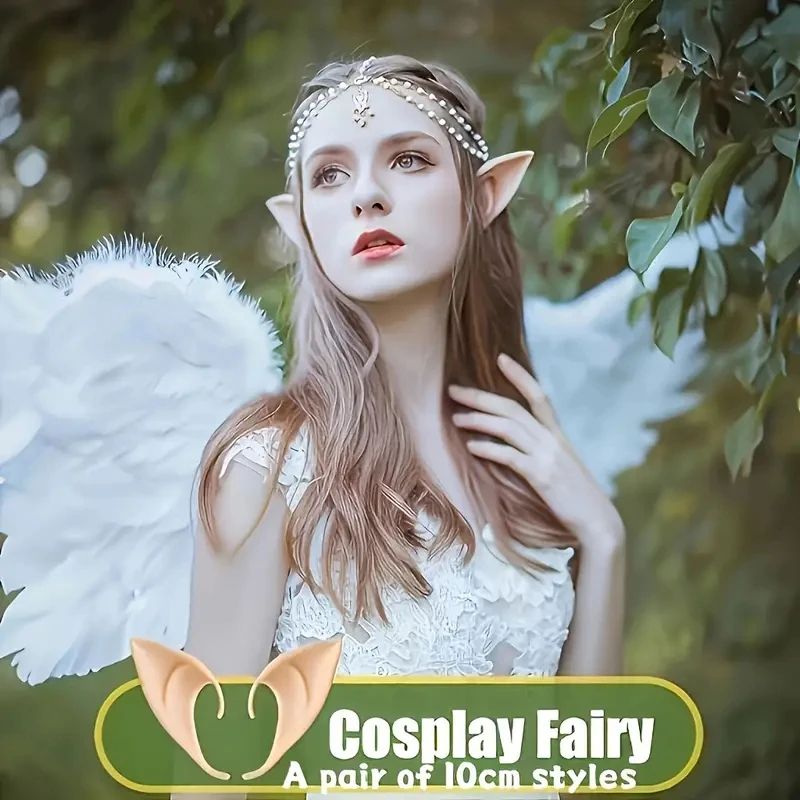 Elfenohren aus Silikon für Fantasy Kostüme | Wiederverwendbar für Halloween Vampir & Elfen Looks | Flexibel & Angenehm zu Tragen 2