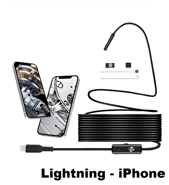 Endoskopkamera | Flexible Inspektion in engen Bereichen | LED Beleuchtung einstellbar | ScopeFlex