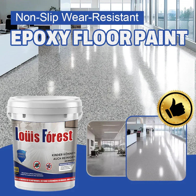 Vernice epossidica per pavimenti | Rivestimento antiscivolo per pavimenti | Idrorepellente, resistente all'abrasione | FloorArmor