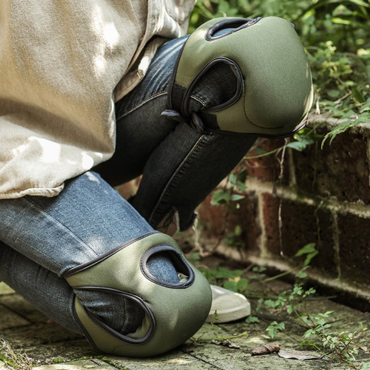 Ergonomische Knieschoner Gartenarbeit | Druckverteilende Polsterung | Waschbar | Flexknee
