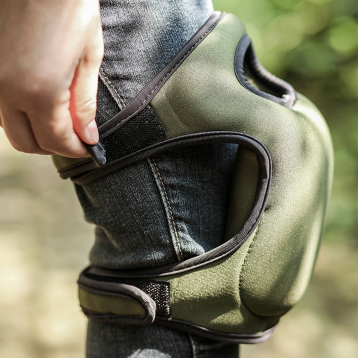 Ergonomické chrániče kolen na zahradní práce | Polstrování rozkládající tlak | Lze prát | Flexknee