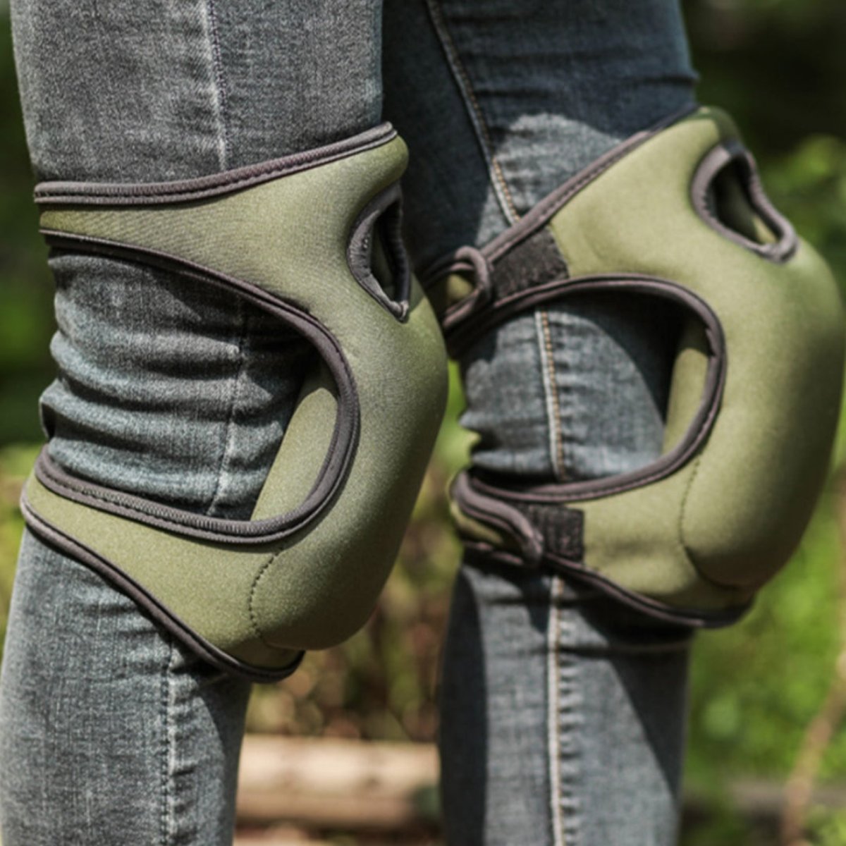 Ergonomické chrániče kolen na zahradní práce | Polstrování rozkládající tlak | Lze prát | Flexknee