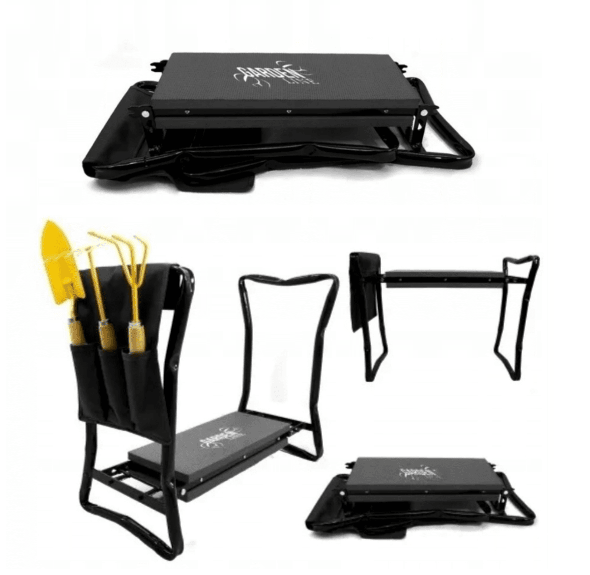 Ergonomischer 2-in-1-Gartenkniehocker und -sitz für mehr Gelenkkomfort | Faltbar | Kompakt | Kneeworks