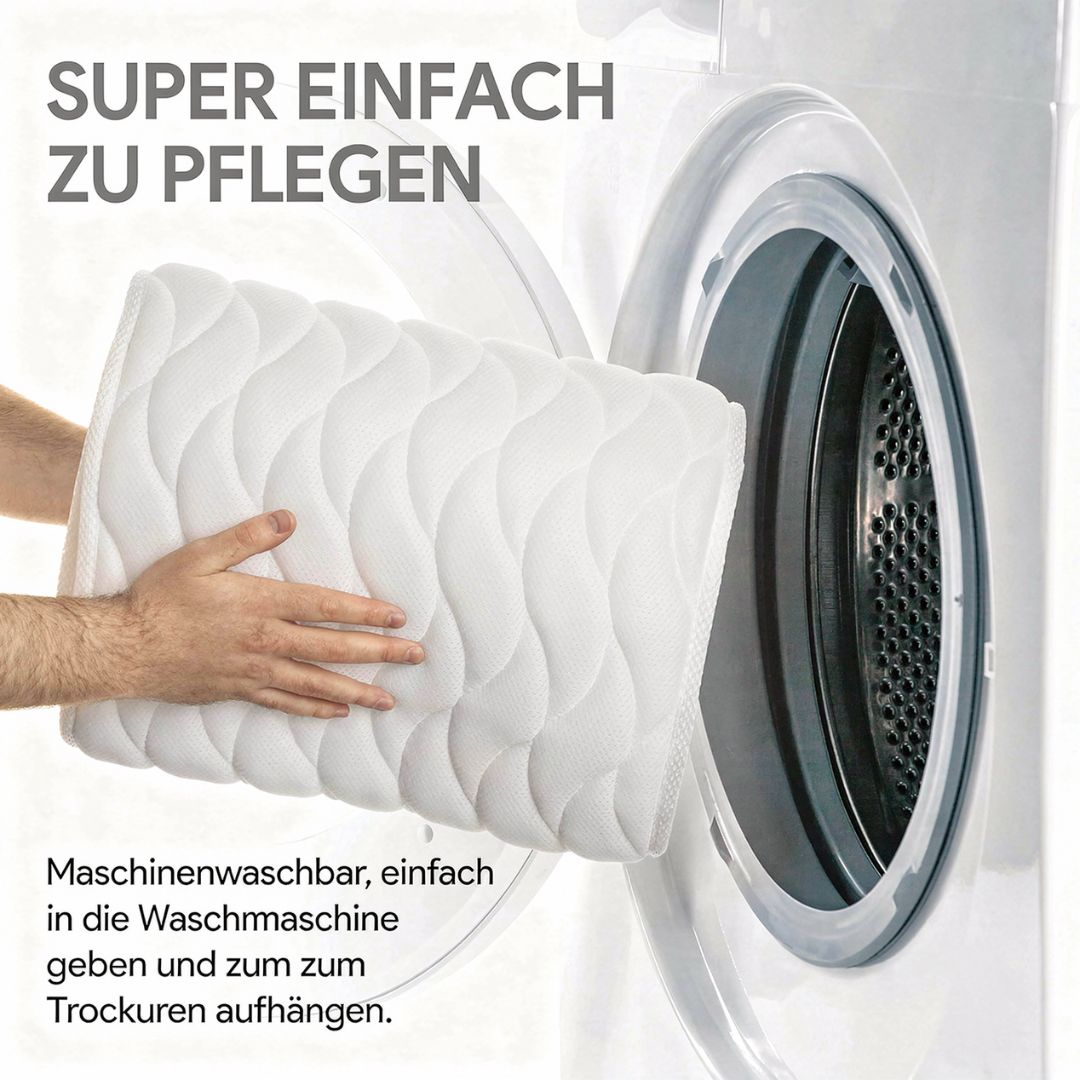 Ergonomisches Badewannenkissen mit Saugnäpfen | Atmungsaktives Mesh, rutschfest | Für entspannte Bäder ohne Nachrutschen 6