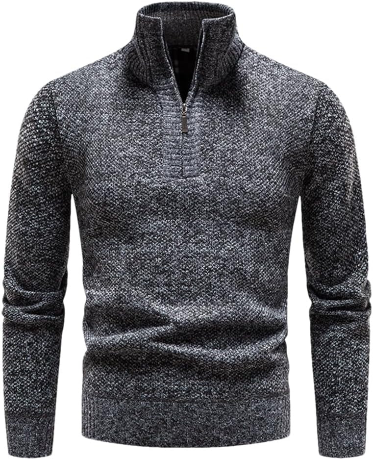 Erik™ - Lässiger Thermopullover mit halbem Reißverschluss