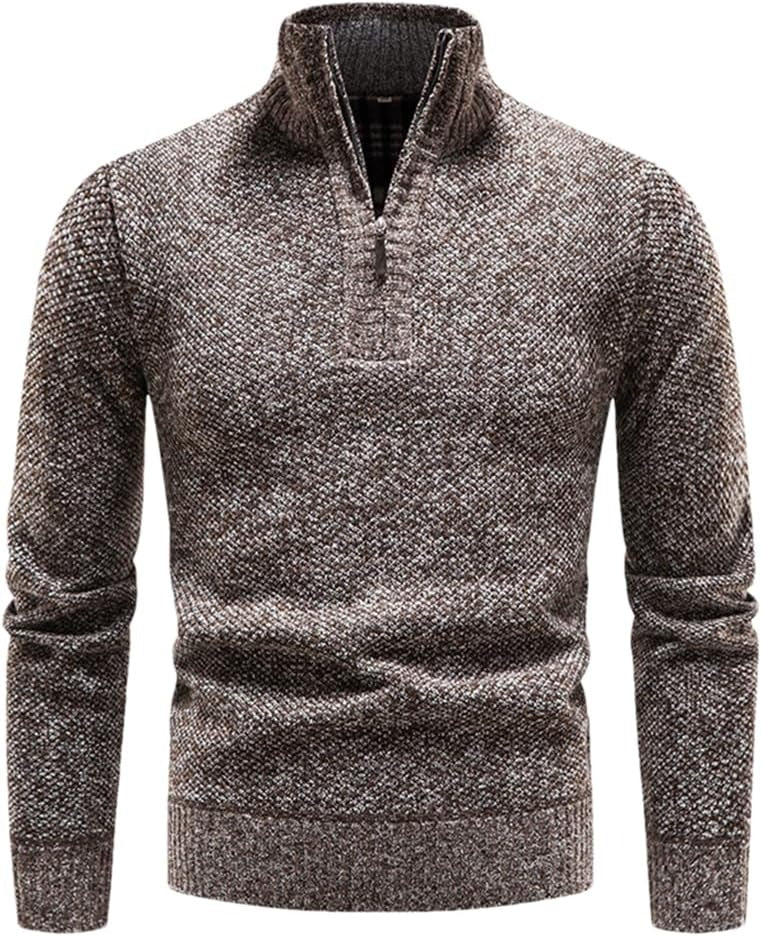 Erik™ - Lässiger Thermopullover mit halbem Reißverschluss