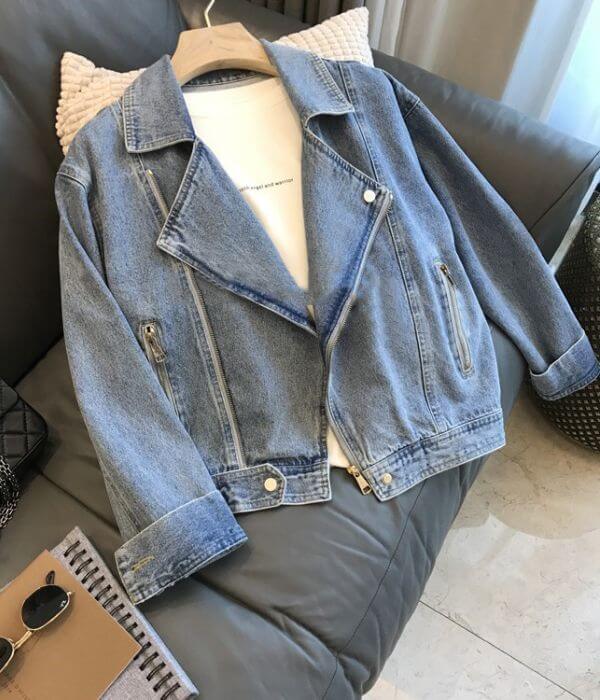 Esmee -Tropische Sommer-Jeansjacke