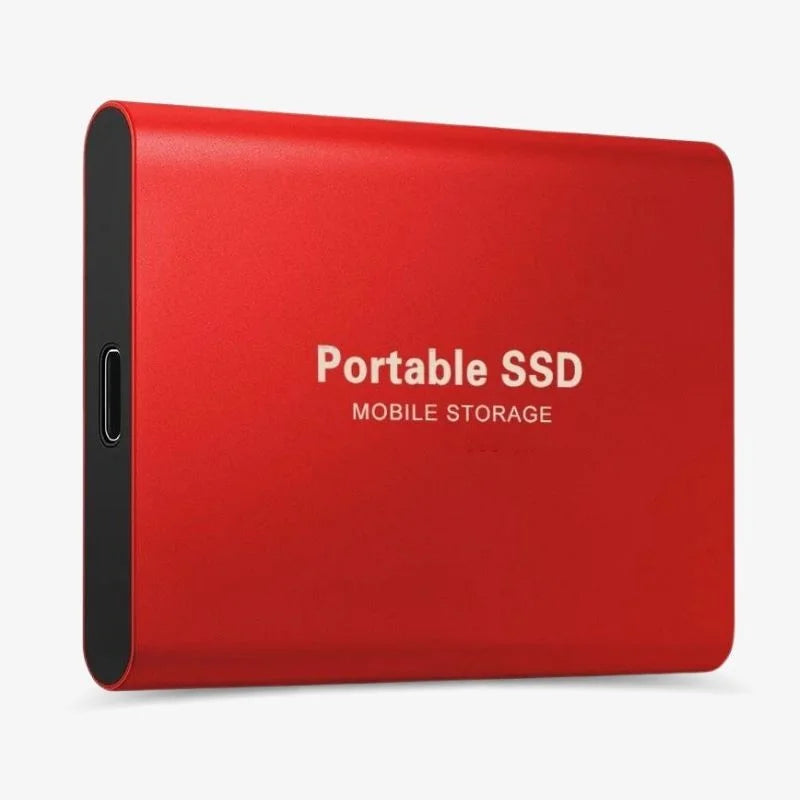 Externe SSD 128 GB | 20 MB/s Übertragung | Aluminium Stoßfest Wasserfest | Driveon
