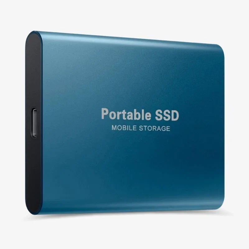 Externe SSD 128 GB | 20 MB/s Übertragung | Aluminium Stoßfest Wasserfest | Driveon