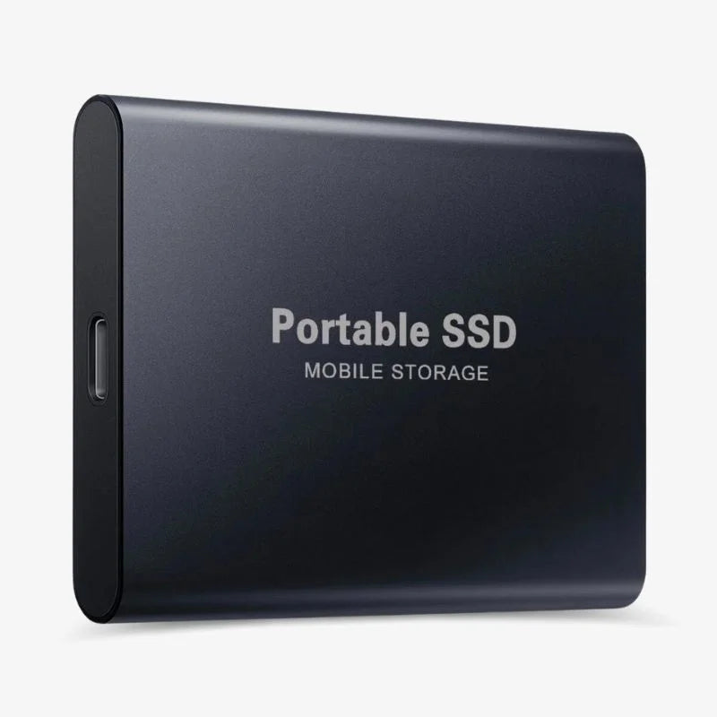 Externe SSD 128 GB | 20 MB/s Übertragung | Aluminium Stoßfest Wasserfest | Driveon