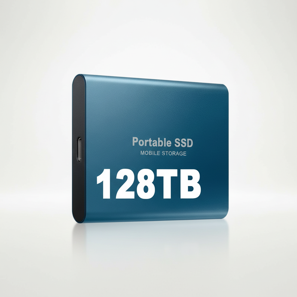 Externe SSD Mit 128GB | Schnelle Datensicherung | USB C Verbindung | DataPulse