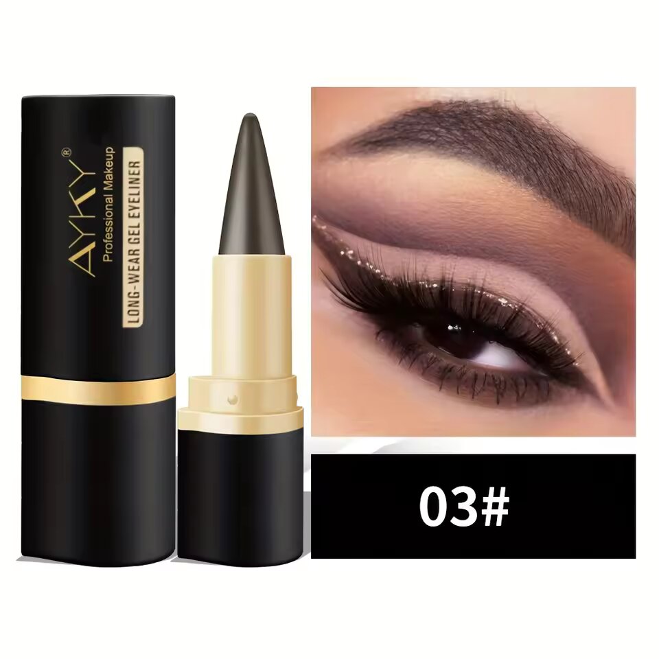 Eyeliner Wasserfest & Wischfest | Weiß, Dunkelgrau, Braun, Schwarz | Langanhaltend, Cremige Formel, Präzise Anwendung