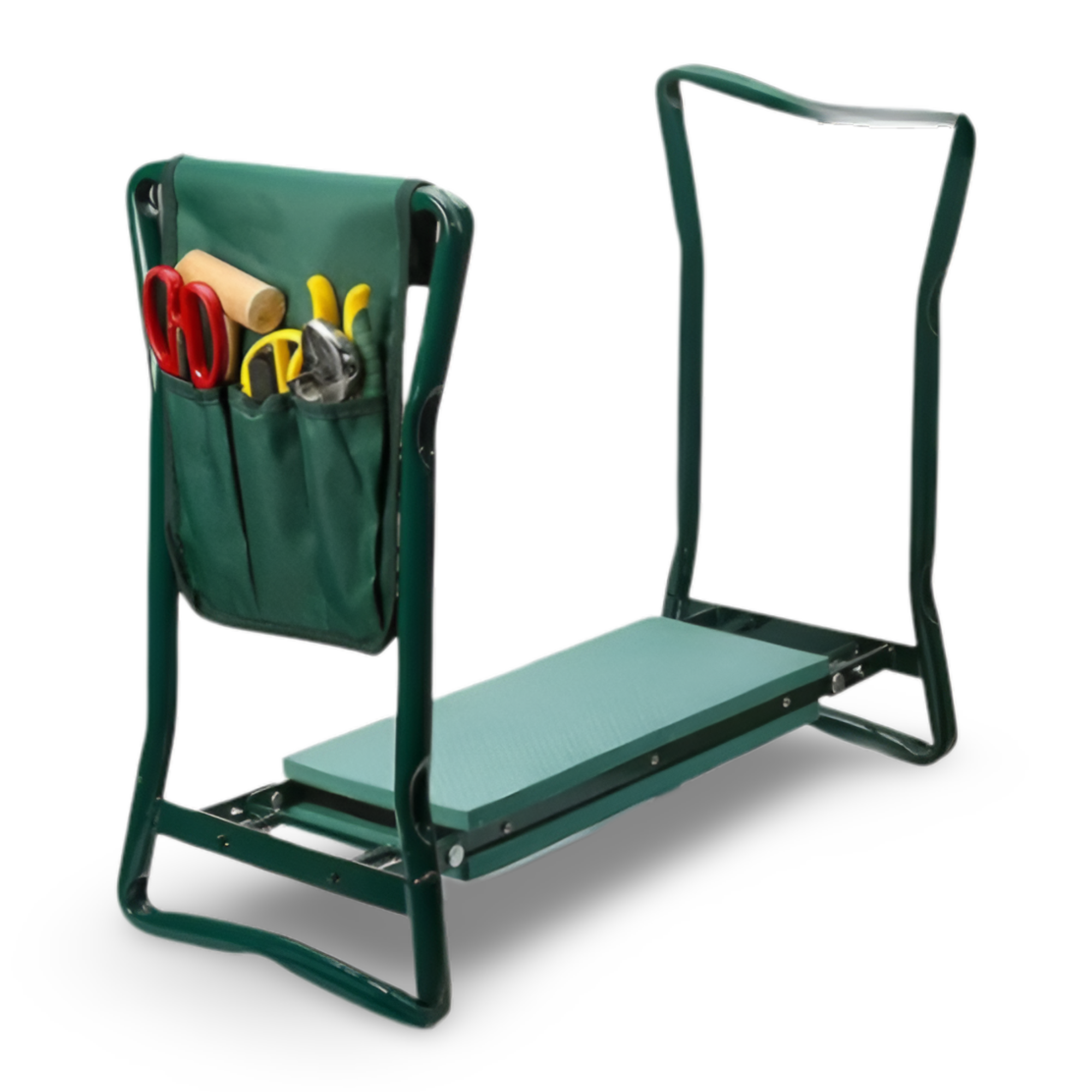 Faltbare Garten-Kniebank | Knieschonendes Arbeiten | Sitzfunktion mit Handgriffen | BeetBuddy