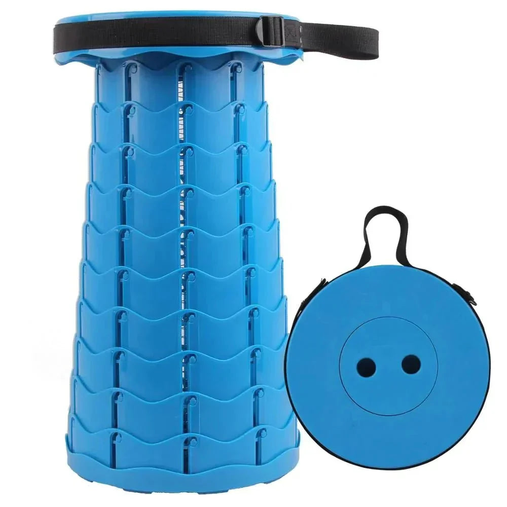 Faltbarer Campinghocker | Höhenverstellbar mit robustem Verriegelungssystem | Bis 150 kg belastbar, ideal für Camping und Garten 7