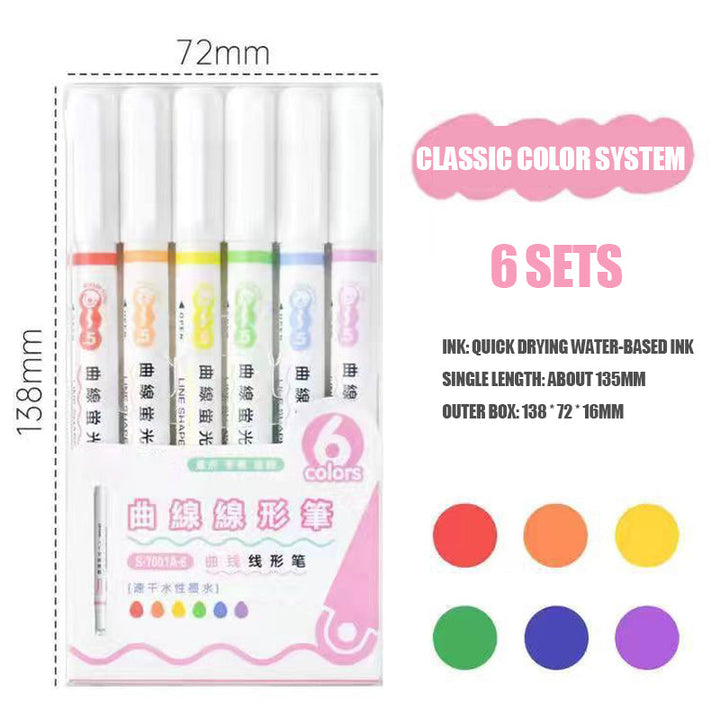 Zeichenstifte-Set in mehreren Farben