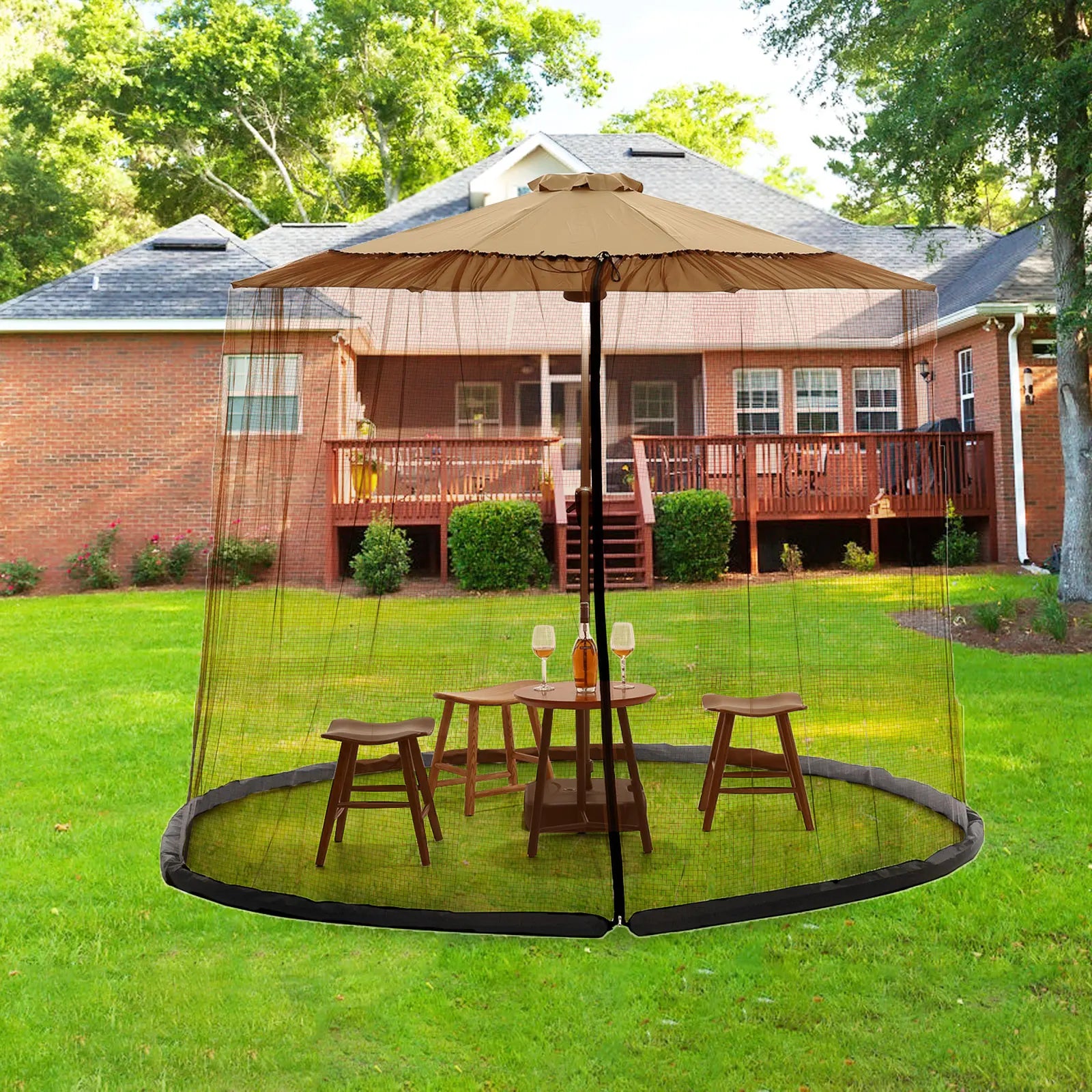 Finom szövésű háló tartja távol a szúnyogokat | Akár 240 cm-ig | Elegáns dizájn | Meshield