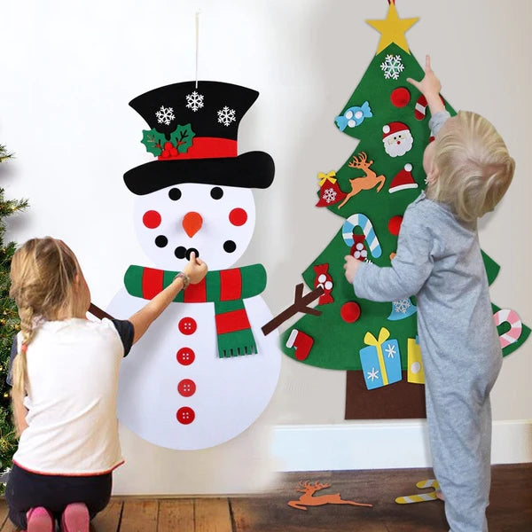 FeltTree™- Filz-Weihnachtsbaum für Kinder