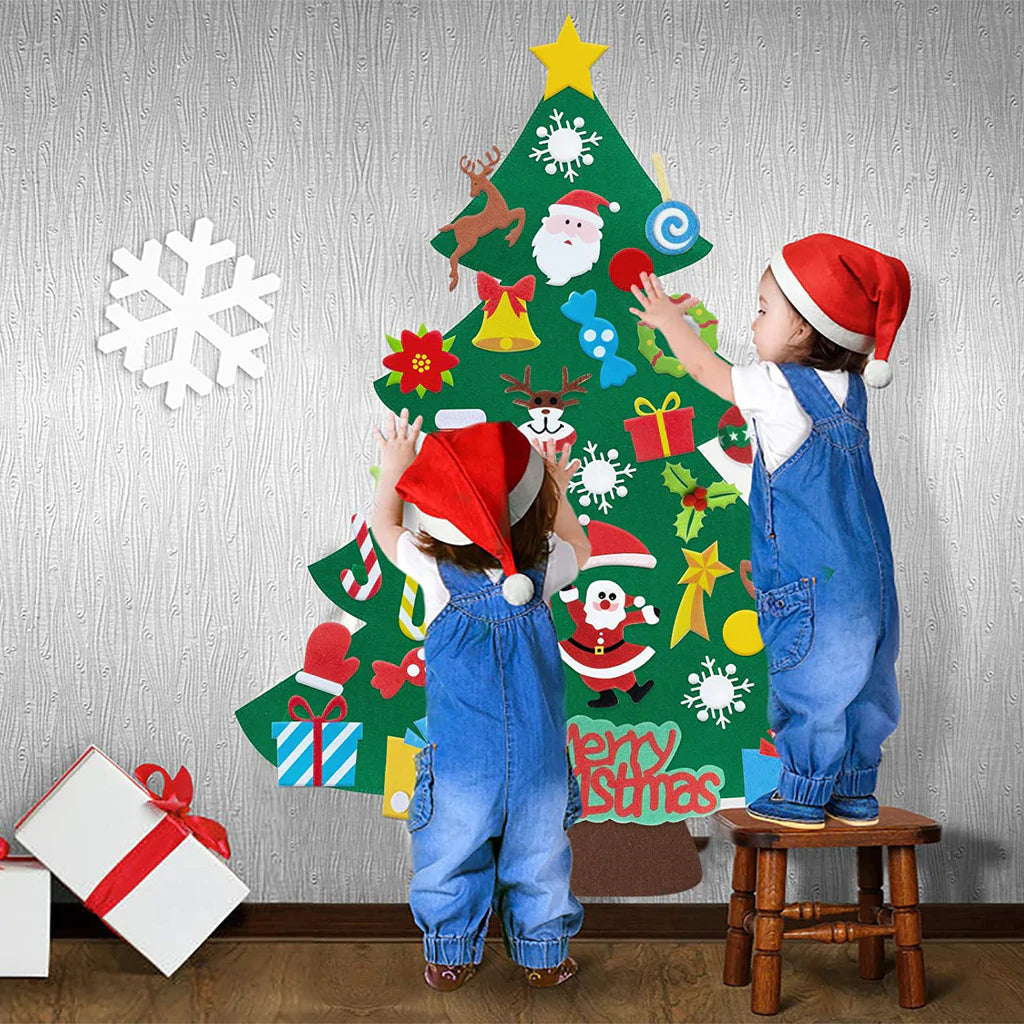 FeltTree™- Filz-Weihnachtsbaum für Kinder