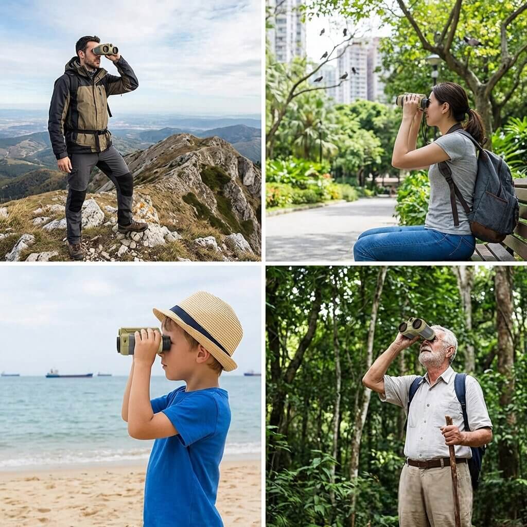 Fernglas | Klare Nachtsicht | Robust und benutzerfreundlich | NachtWandler