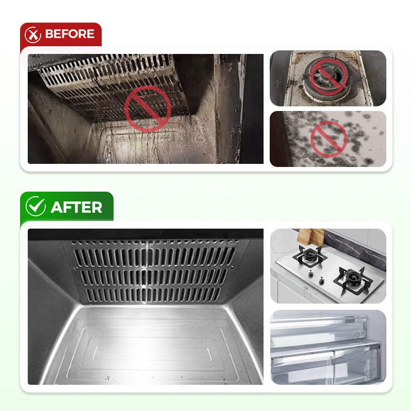 Fettreiniger | Rückstandsfrei | Schnell Aufsprühen und Abwischen | ShineEase