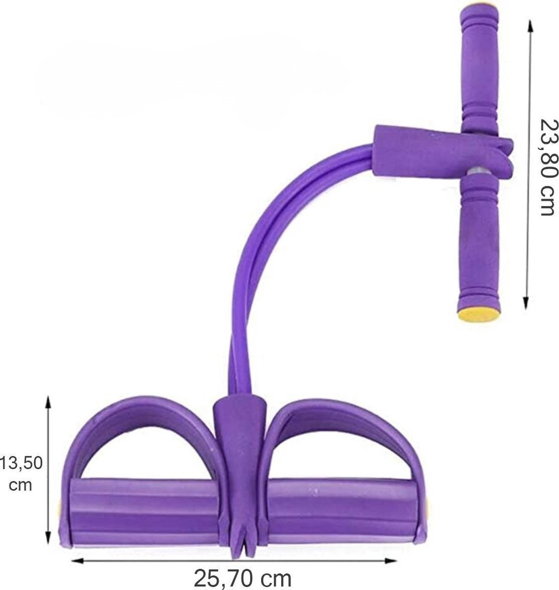 Fitness-Widerstandsband | Weiche Griffe und Fußschlaufen | Kompakt | CoreFlex