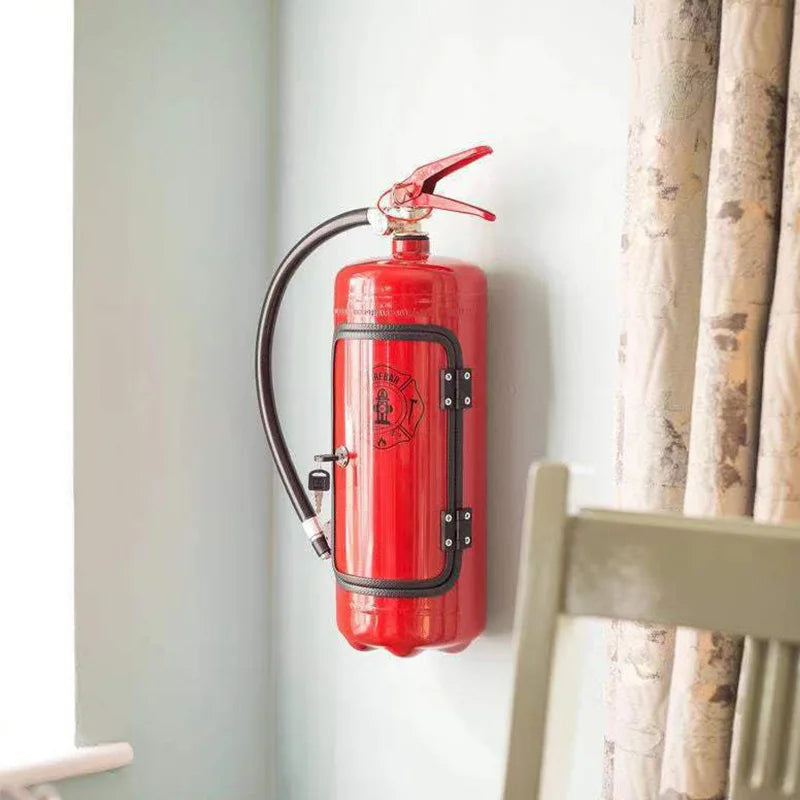 Verborgene Flaschenlagerung | Im Feuerlöscher-Design | Dekorativer Getränkeschrank | Hidebar