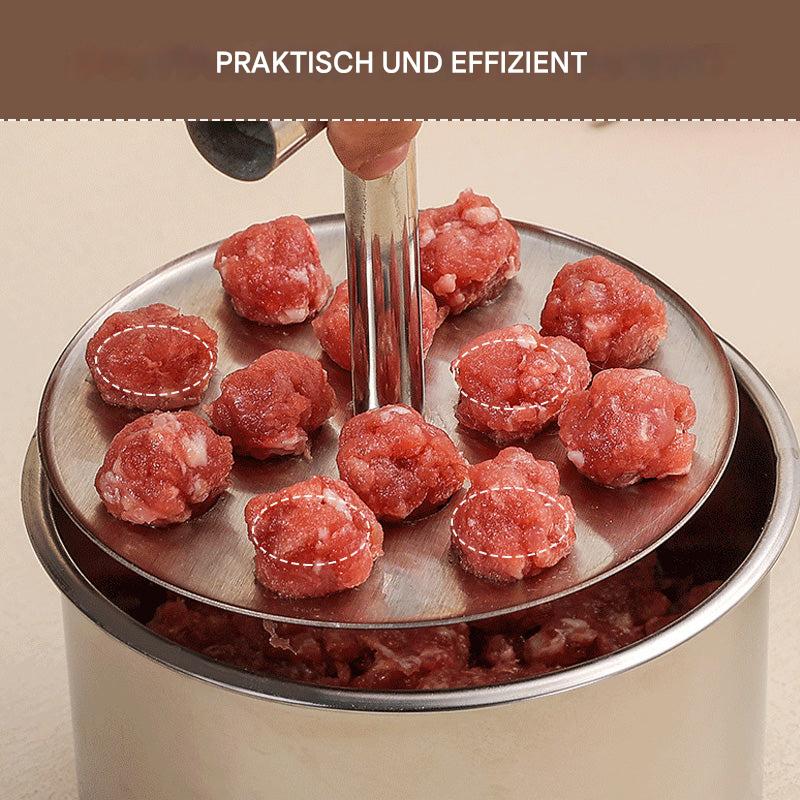 Fleischbällchen Former | Gleichmäßige Größe | Edelstahl Küchenhelfer| FlavoForm