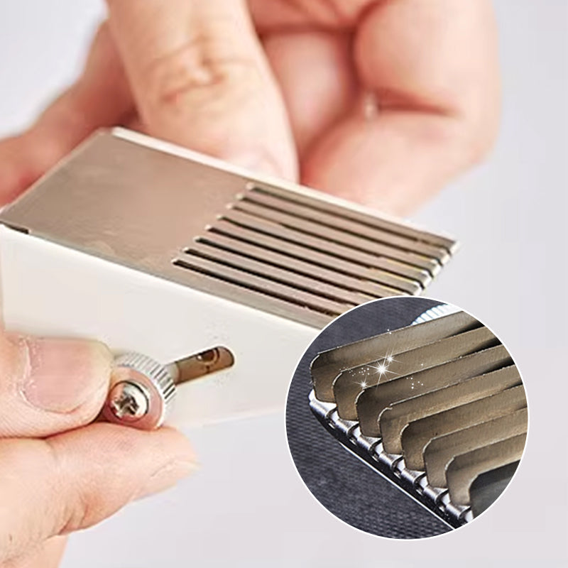 Fleischzartmacher Edelstahl-Klingen | Einstellbare Schnitttiefe bis 0,9 cm | Für zartes, saftiges Fleisch mit weniger Garzeit 7