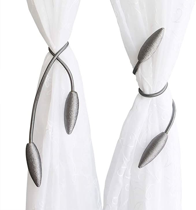 Flexible Gardinenhalter Aluminium | Werkzeugfrei | Gewebeschonend | WrapLux
