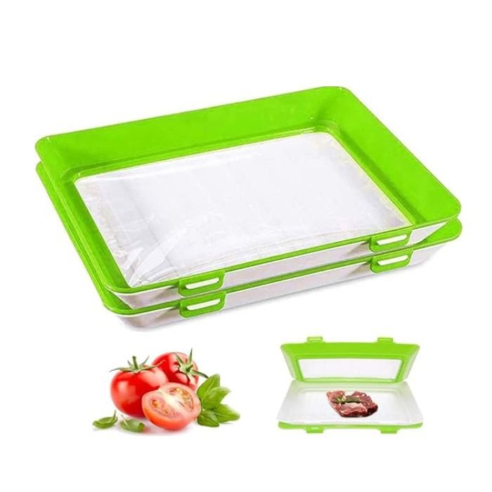 Frischhalteplatte | Lebensmittel länger frisch | Elastische Dichtfolie | FreshPlate
