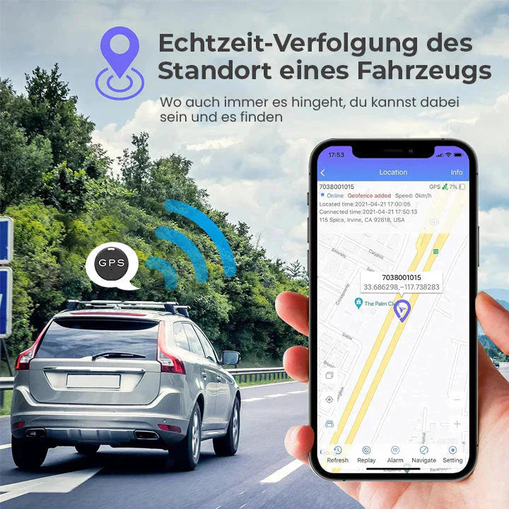 GPS Tracker | Magnetisch | Echtzeit-Ortung | Lange Akkulaufzeit