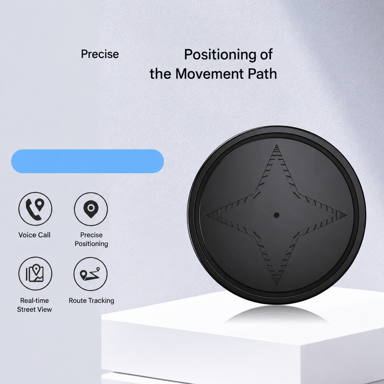 GPS Tracker magnetisch kompakt | Echtzeit-Ortung GPS + GSM | 20 Tage Akku | Trackveil
